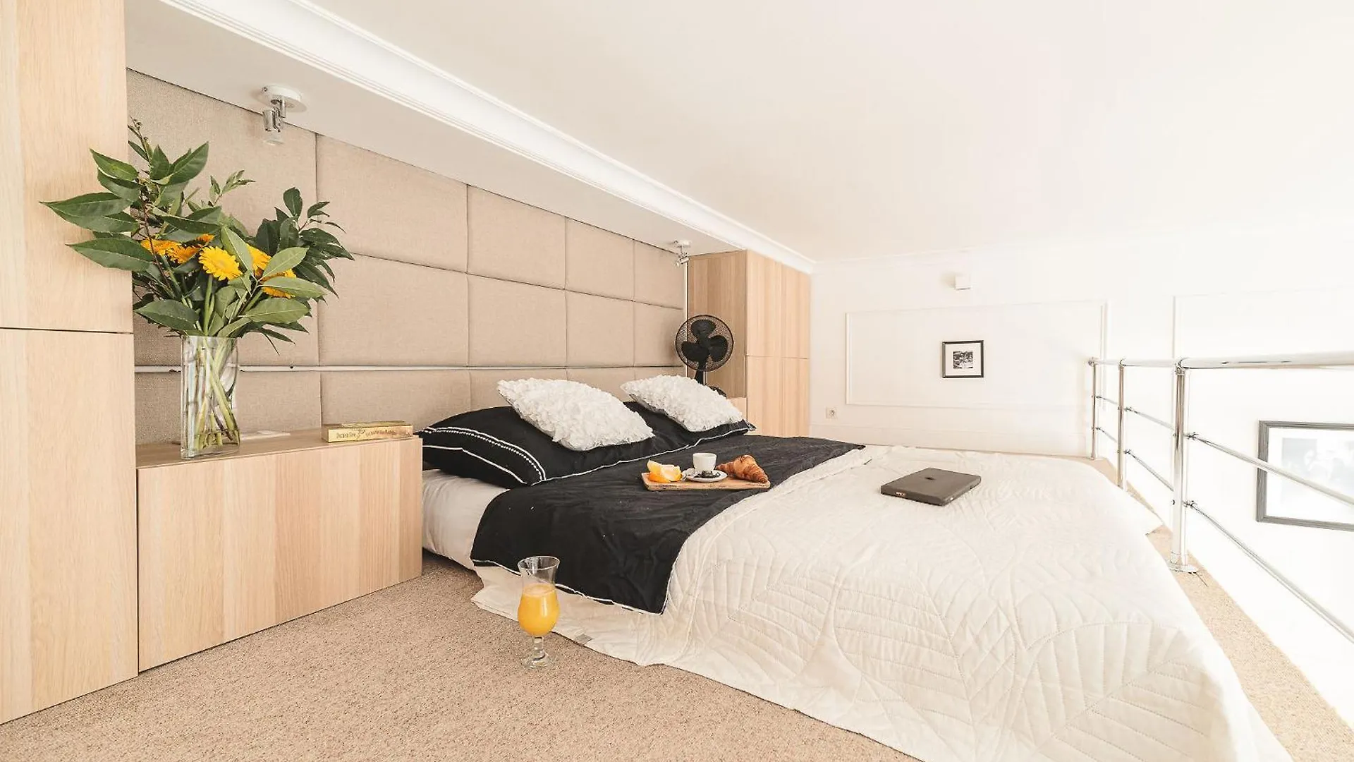 Central Modern Loft With Balcony Next To Mariott -600Mbps Wifi Varşova Daire